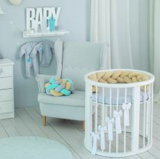 Захист (бампер)-коса Veres Mint Grey 120х15 см